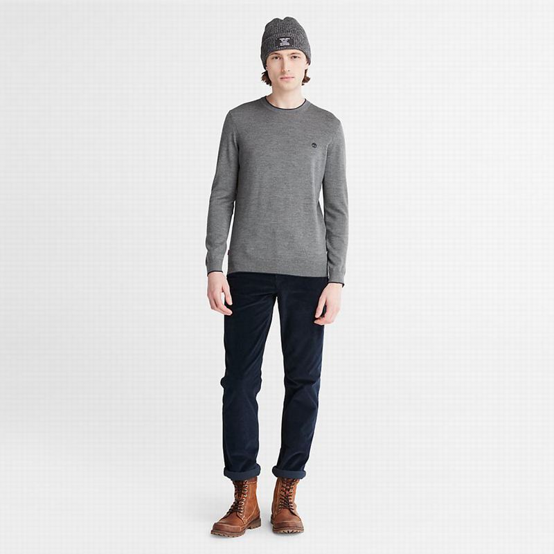 Timberland Nissitissit River Merino Vuna Džemperi Sive | 76683445