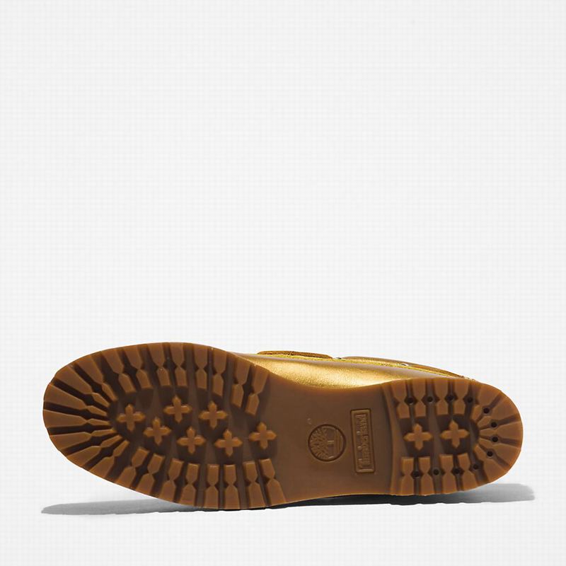 Timberland Noreen 3-Eye Lug Handsewn Cipele Za Čamce Zlatne | 1378475