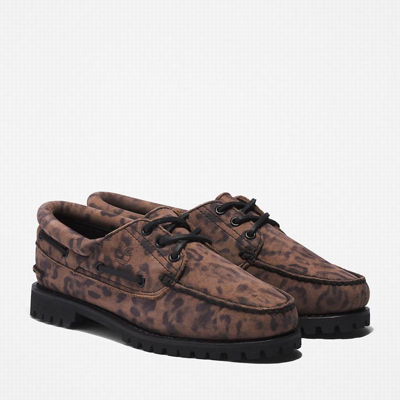 Timberland Noreen 3-Eye Lug Handsewn Cipele Za Čamce Smeđe | 42396202