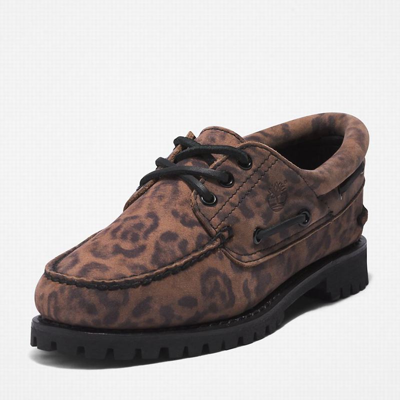 Timberland Noreen 3-Eye Lug Handsewn Cipele Za Čamce Smeđe | 42396202