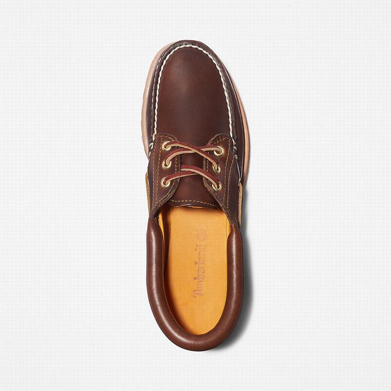 Timberland Noreen 3-Eye Lug Handsewns Cipele Za Čamce Smeđe | 90434810