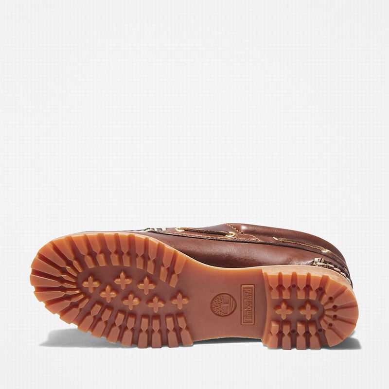 Timberland Noreen 3-Eye Lug Handsewns Cipele Za Čamce Smeđe | 90434810