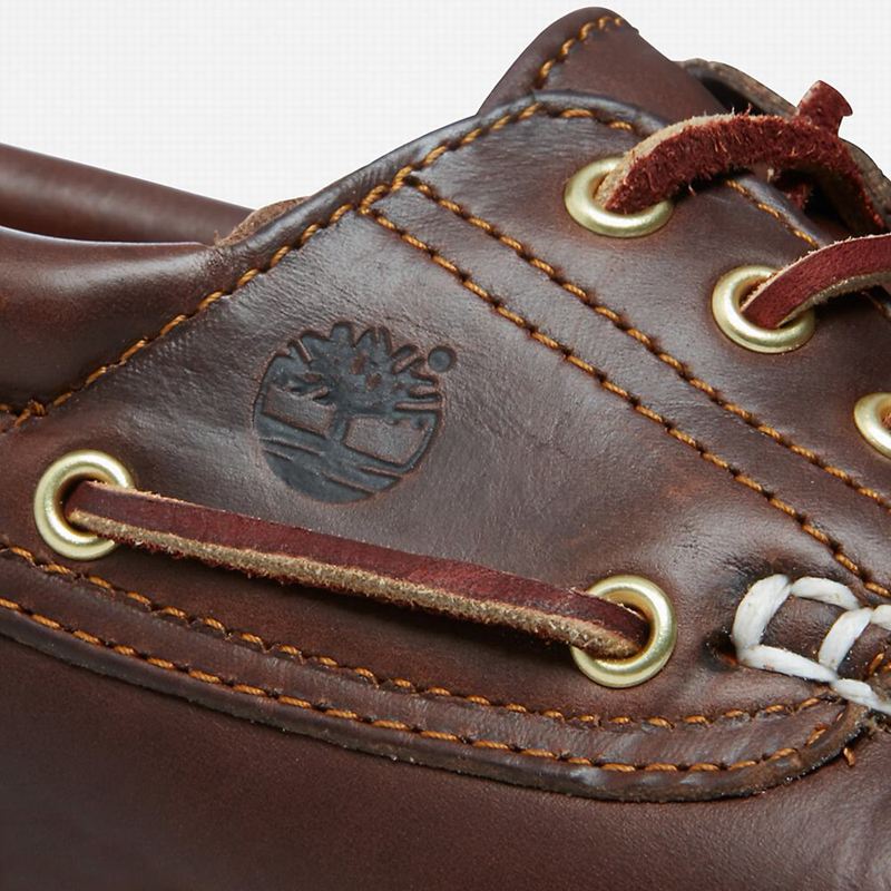 Timberland Noreen 3-Eye Lug Handsewns Cipele Za Čamce Smeđe | 90434810