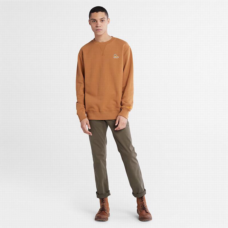 Timberland Organic Cotton Boot Dukserice Smeđe | 55269724