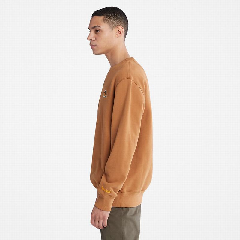 Timberland Organic Cotton Boot Dukserice Smeđe | 55269724