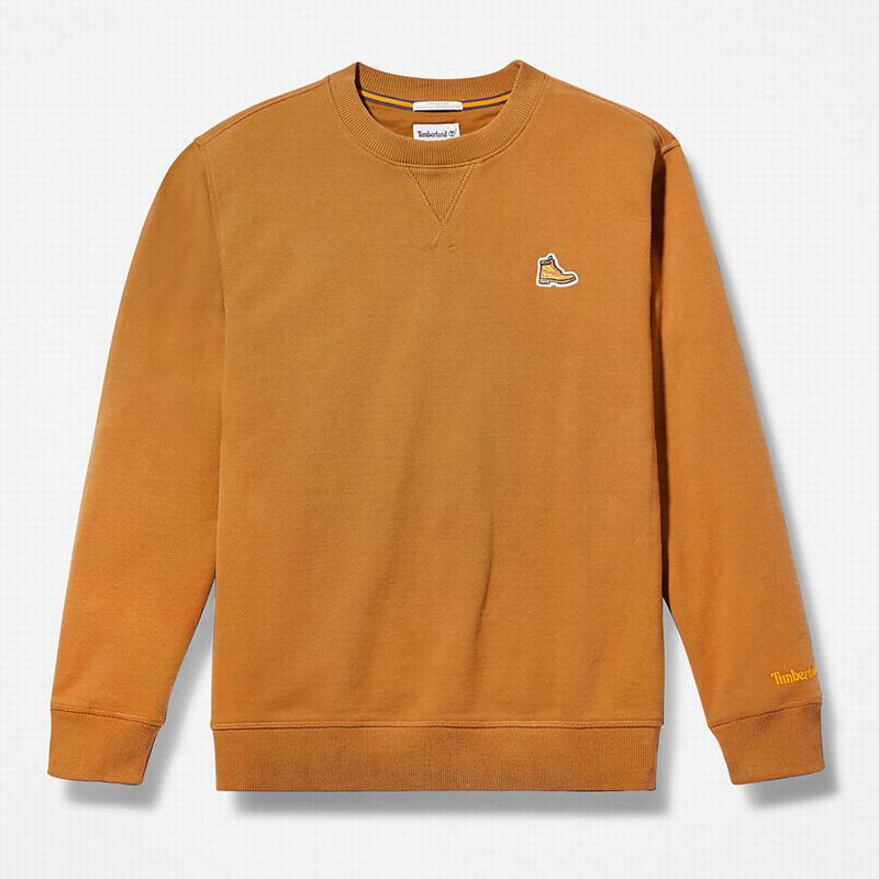 Timberland Organic Cotton Boot Dukserice Smeđe | 55269724