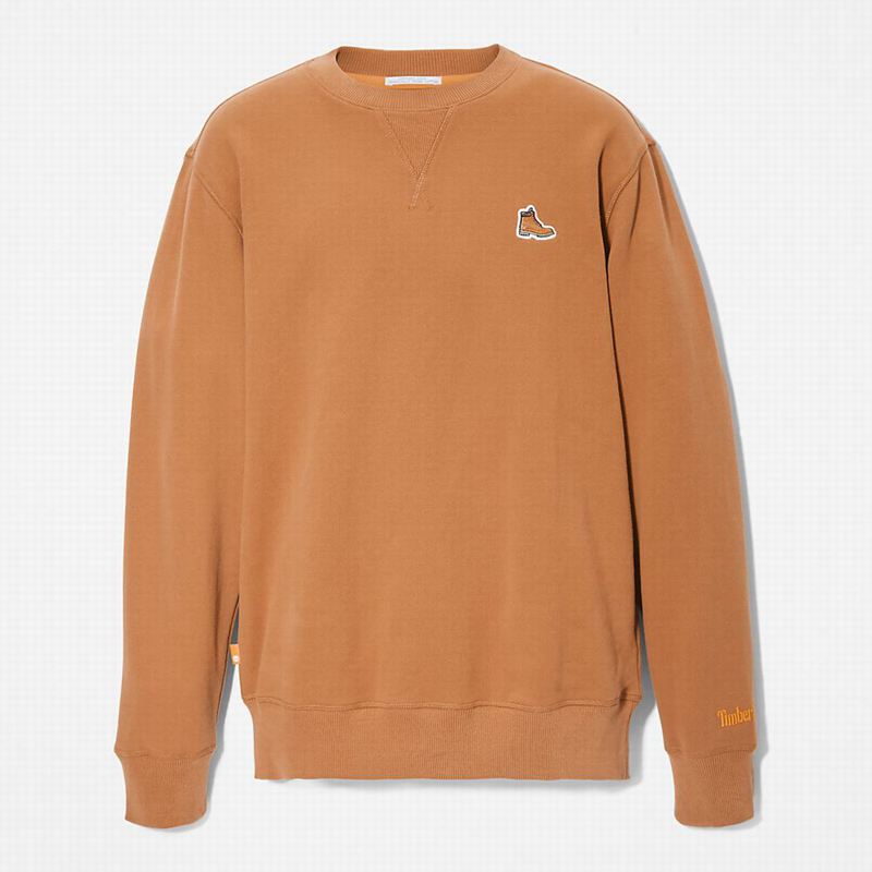Timberland Organic Cotton Boot Dukserice Smeđe | 55269724