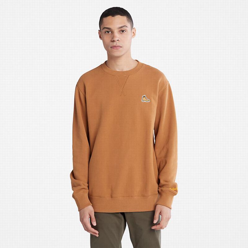 Timberland Organic Cotton Boot Dukserice Smeđe | 55269724