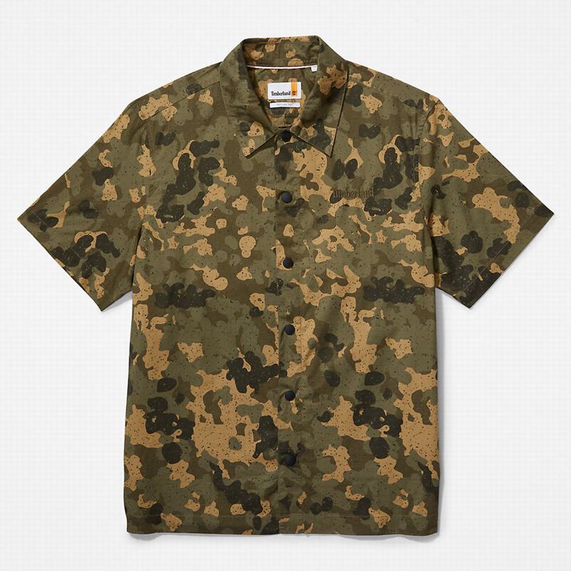 Timberland Organic Cotton Košulje Maslinasto Zelene | 36739653