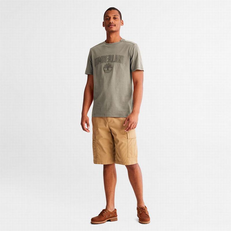 Timberland Outdoor Heritage Camo Logo Majice Sive | 35016042