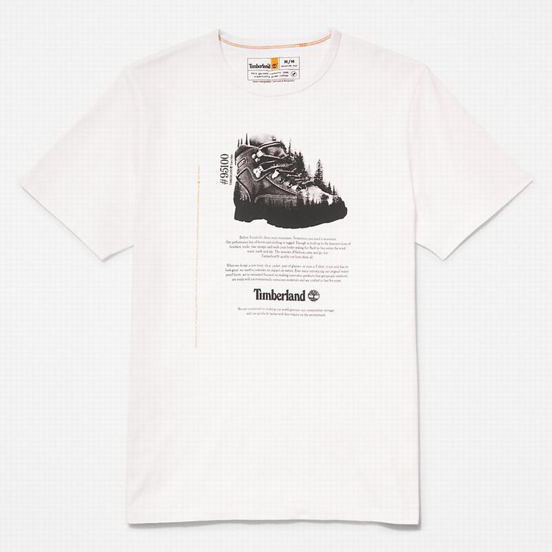 Timberland Outdoor Heritage Camo Tree-Logo Majice Bijele | 59208534