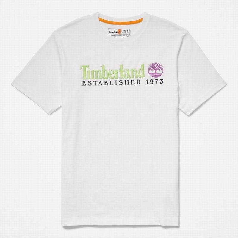 Timberland Outdoor Heritage Camo Tree-Logo Majice Bijele | 68933767