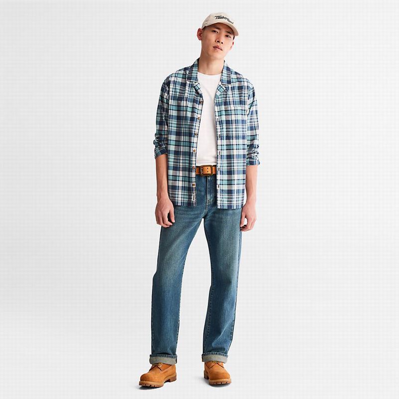 Timberland Outdoor Heritage Check Košulje Tamnoplave | 97020835