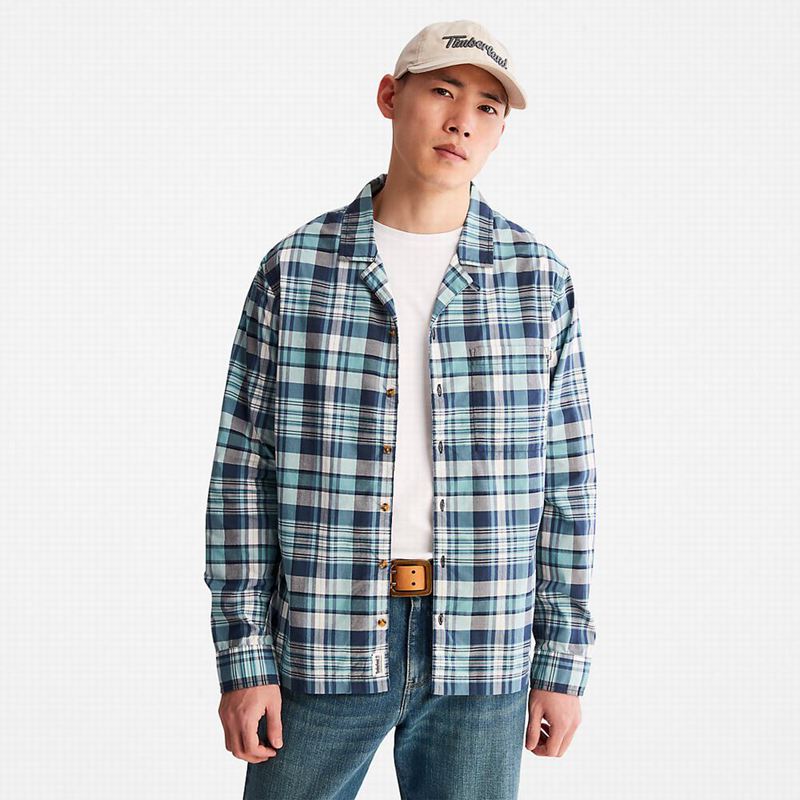 Timberland Outdoor Heritage Check Košulje Tamnoplave | 97020835