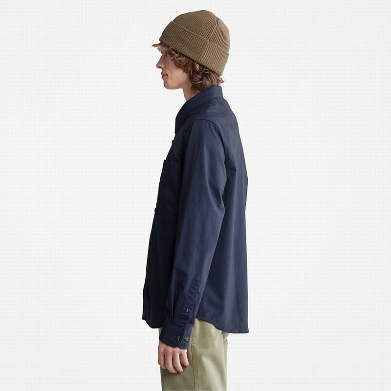 Timberland Outdoor Heritage Denim EK+ Overshirt Jakne Tamnoplave | 73995048