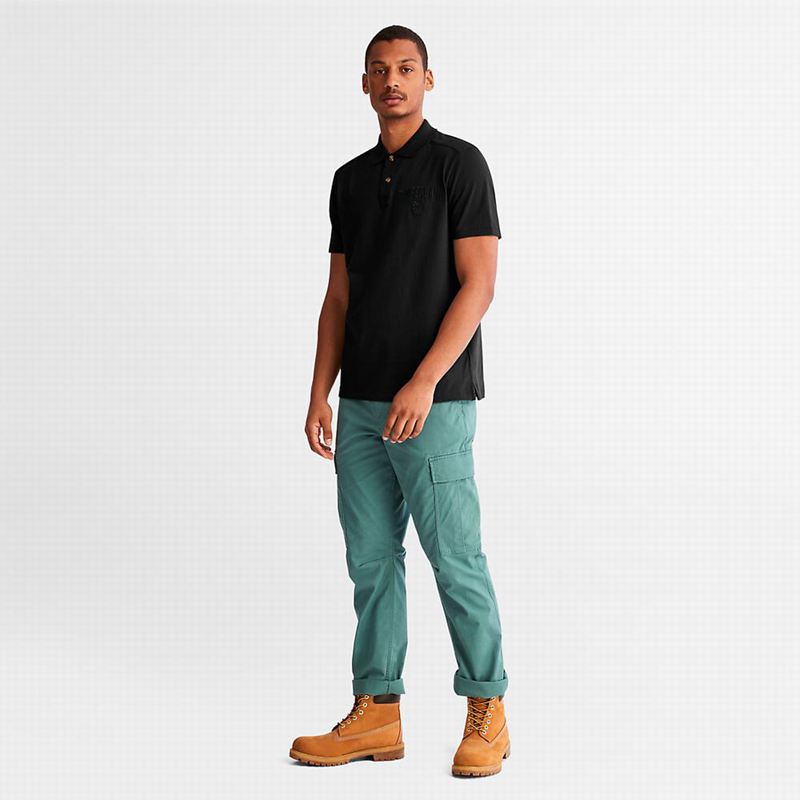 Timberland Outdoor Heritage EK+ Polo Majice Crne | 16593825