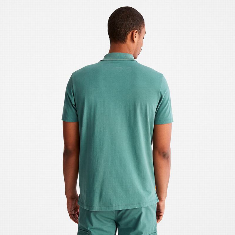 Timberland Outdoor Heritage EK+ Polo Majice Tirkizne | 83563276