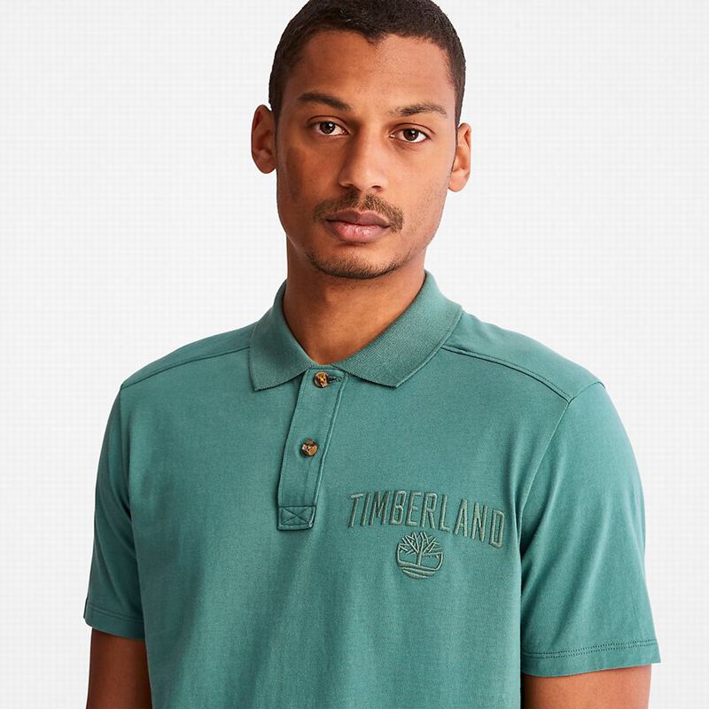 Timberland Outdoor Heritage EK+ Polo Majice Tirkizne | 83563276