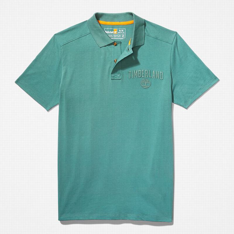 Timberland Outdoor Heritage EK+ Polo Majice Tirkizne | 83563276