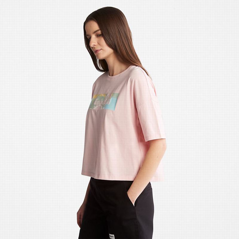 Timberland Outdoor Heritage Graficke Majice Roze | 89616953