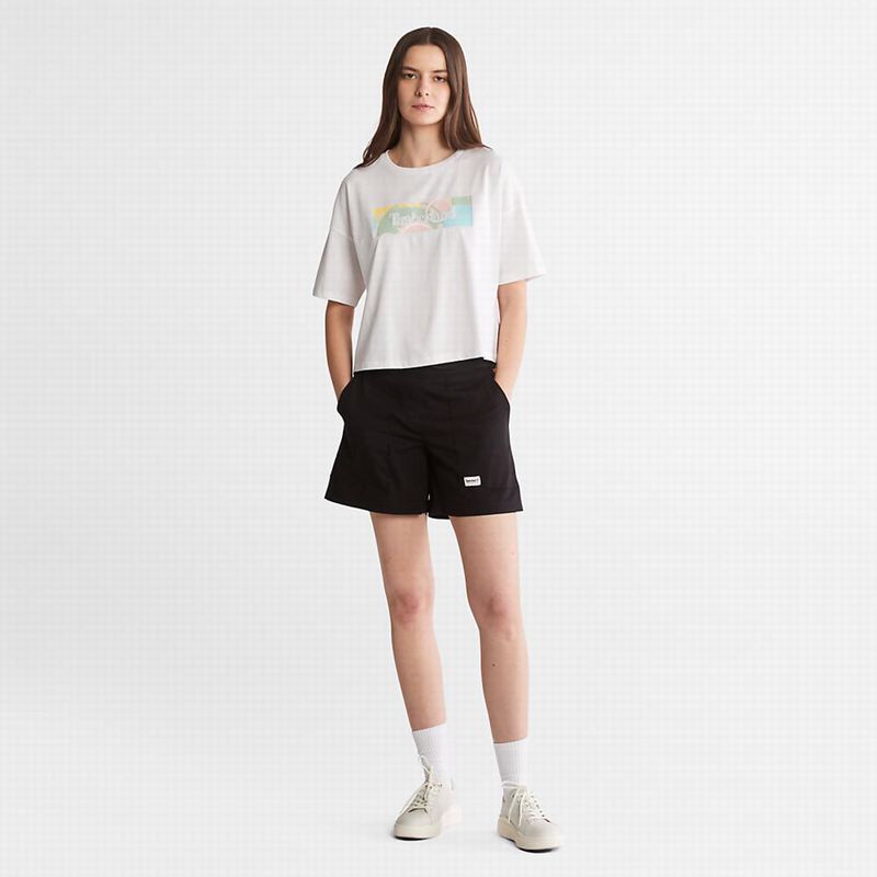Timberland Outdoor Heritage Linear-Logo Tee Majice Bijele | 59127453