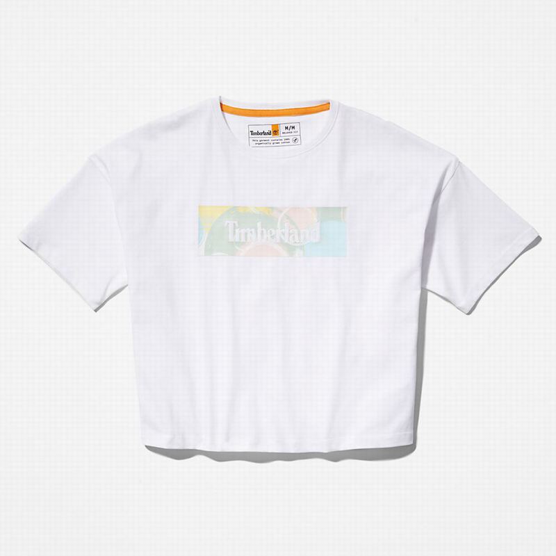 Timberland Outdoor Heritage Linear-Logo Tee Majice Bijele | 59127453
