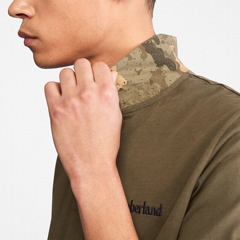 Timberland Outdoor Heritage Polo Majice Maslinasto Zelene | 55836539