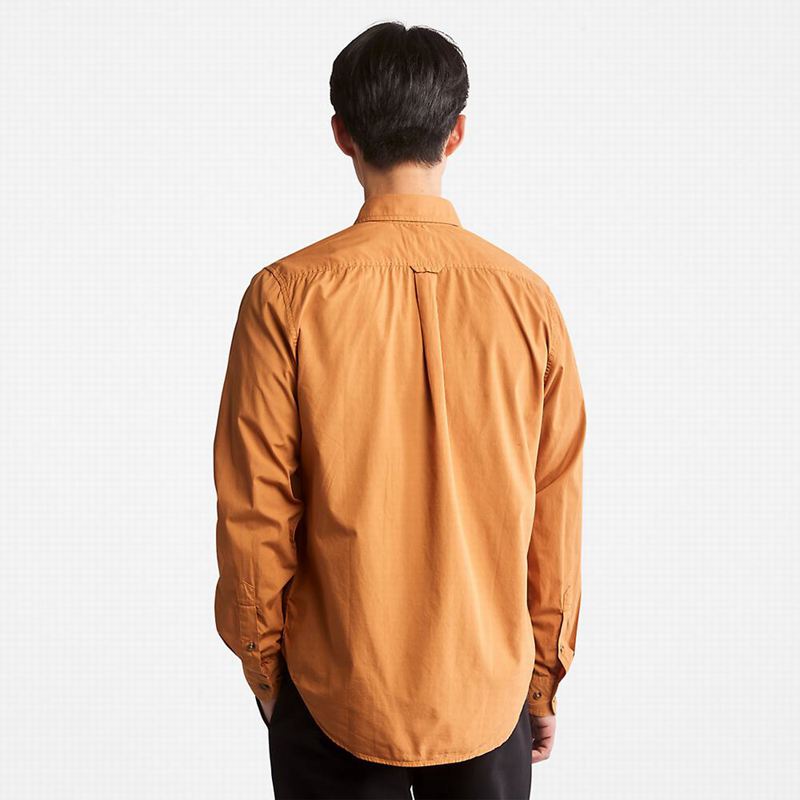 Timberland Outdoor Heritage Washed Poplin Košulje Smeđe | 3363696