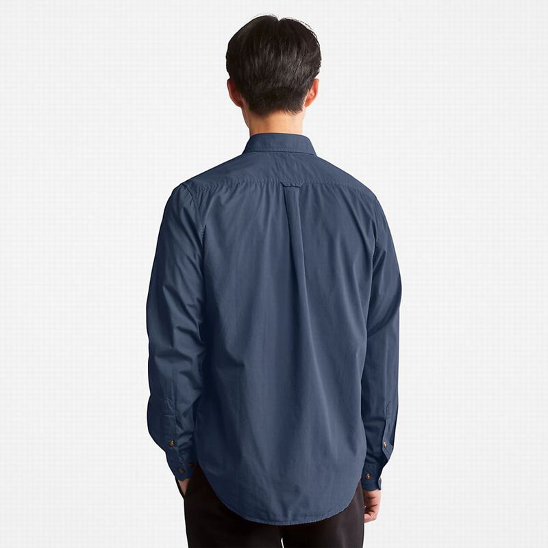 Timberland Outdoor Heritage Washed Poplin Košulje Plave | 97512043