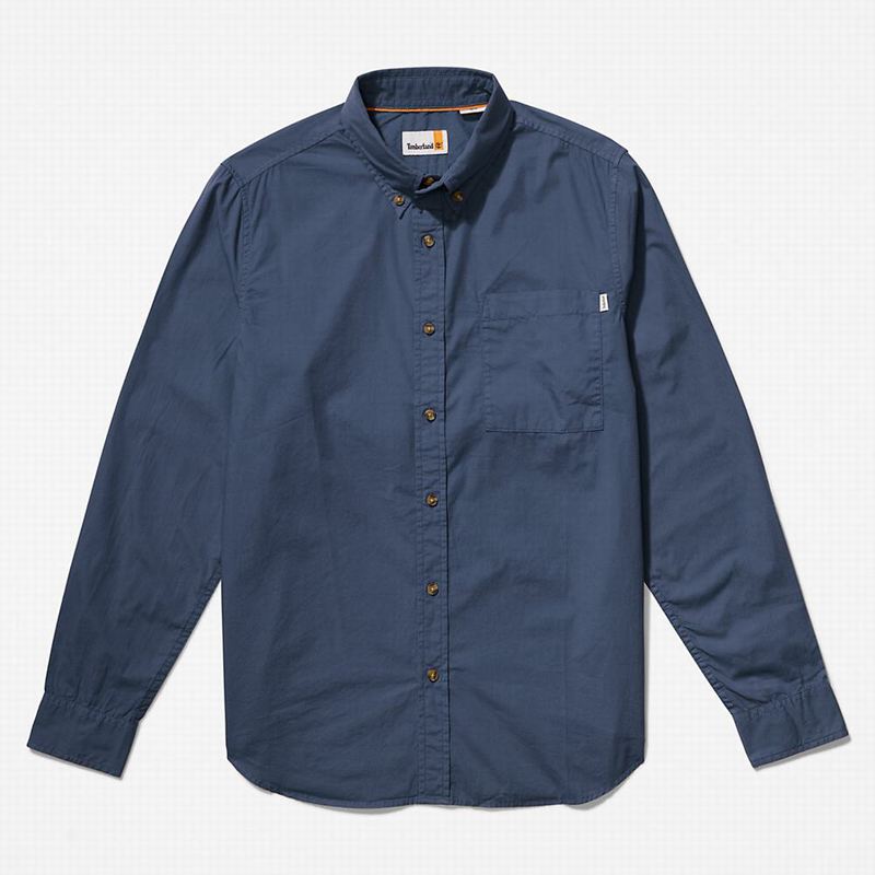 Timberland Outdoor Heritage Washed Poplin Košulje Plave | 97512043