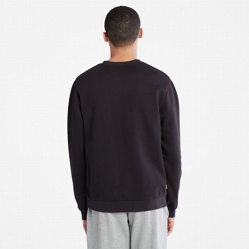 Timberland Oyster River Logo Dukserice Crne | 66613618