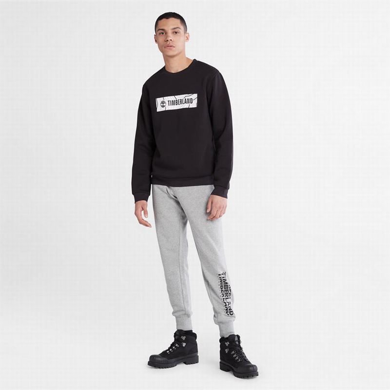 Timberland Oyster River Logo Dukserice Crne | 66613618