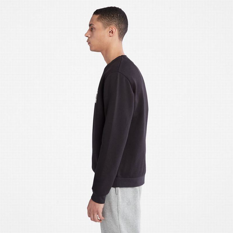 Timberland Oyster River Logo Dukserice Crne | 66613618