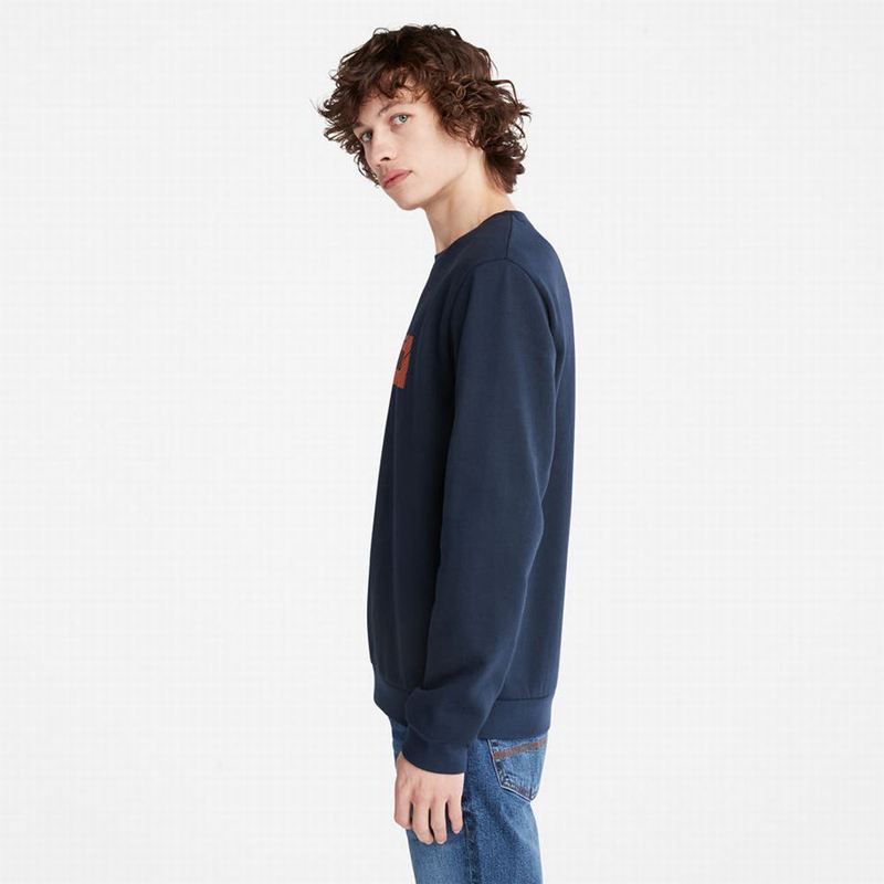 Timberland Oyster River Logo Dukserice Tamnoplave | 62315307