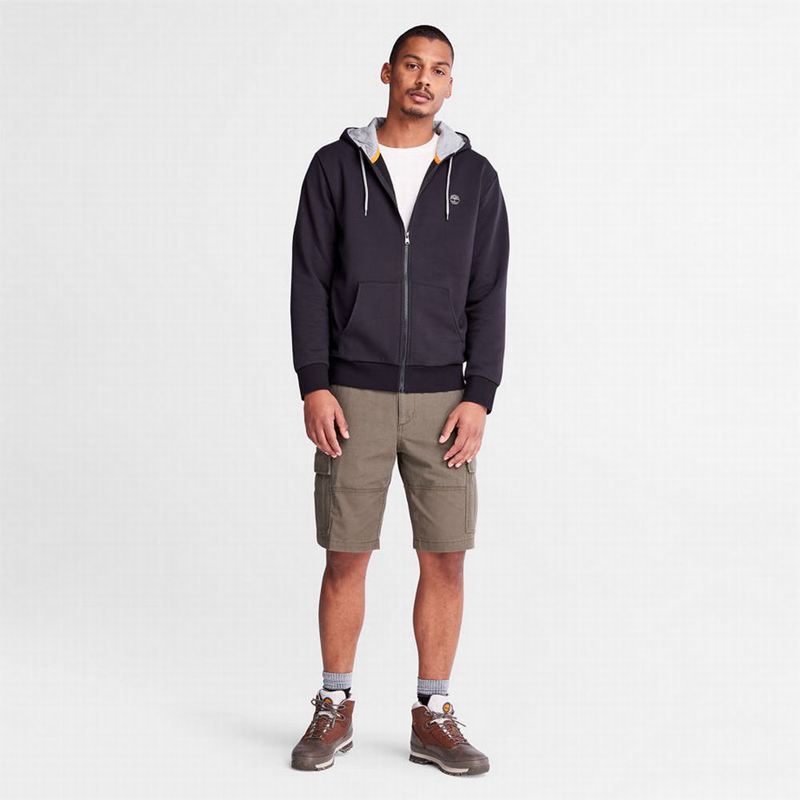 Timberland Oyster River Zip Majica S Kapuljačom Crne | 39902046