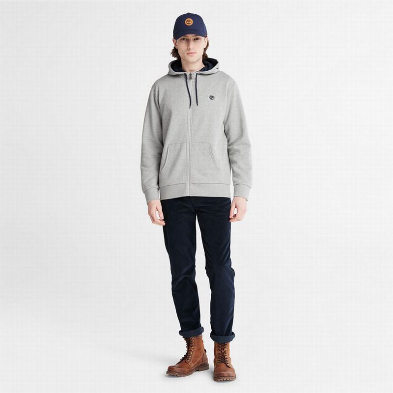 Timberland Oyster River Zip Majica S Kapuljačom Sive | 6970387