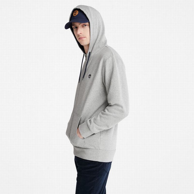 Timberland Oyster River Zip Majica S Kapuljačom Sive | 6970387