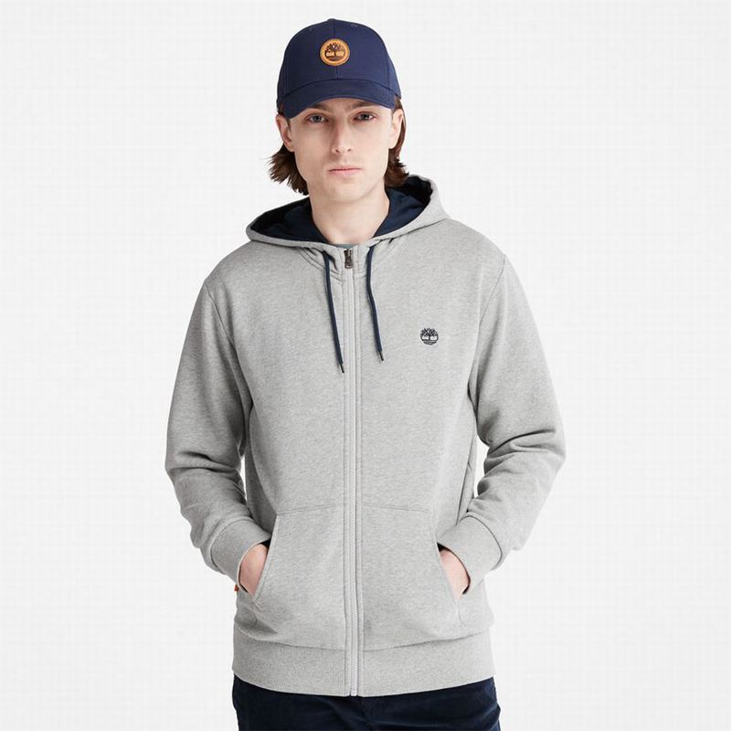 Timberland Oyster River Zip Majica S Kapuljačom Sive | 6970387