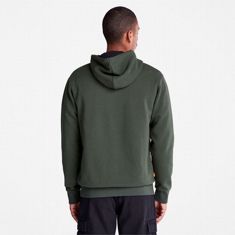 Timberland Oyster River Zip Majica S Kapuljačom Zelene | 846999