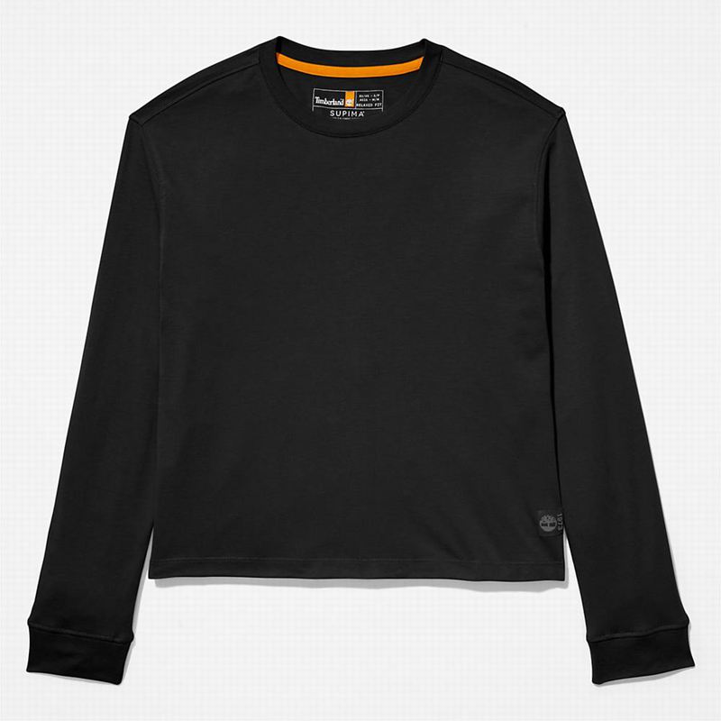 Timberland PRO Base Plate Dugi Rukav Crne | 73855374