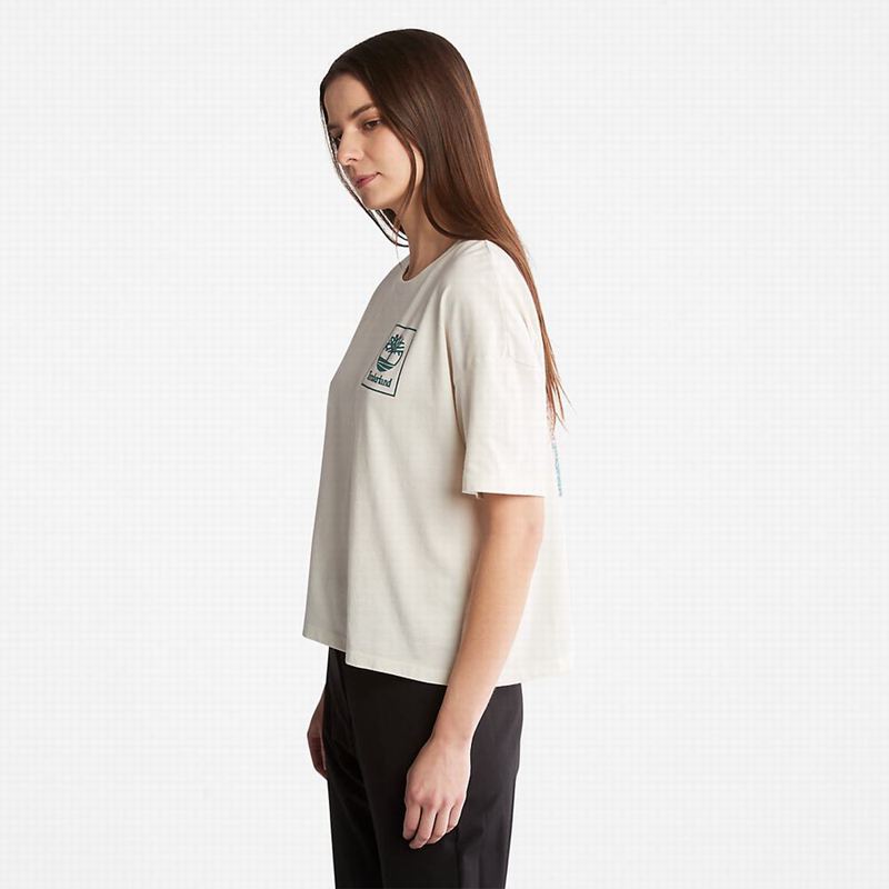 Timberland PRO Base Plate Graficke Majice Bijele | 2840205