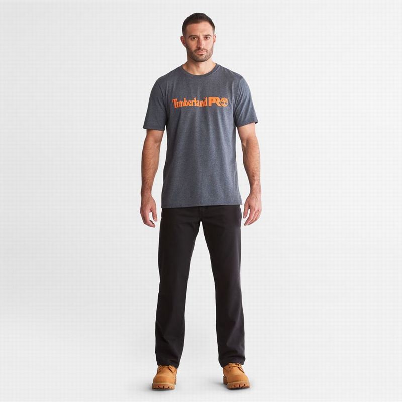 Timberland PRO Base Plate Short-Sleeve Majice Tamnoplave | 14932802