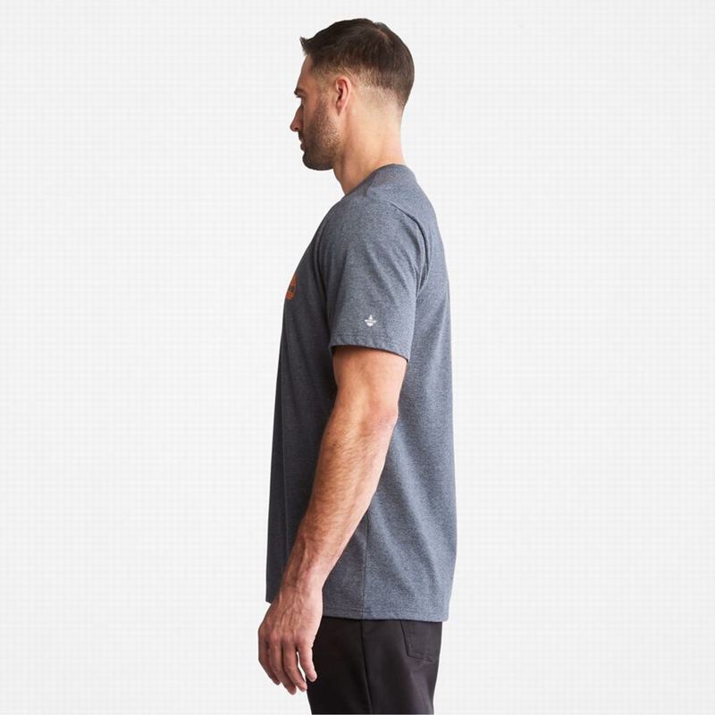 Timberland PRO Base Plate Short-Sleeve Majice Tamnoplave | 14932802