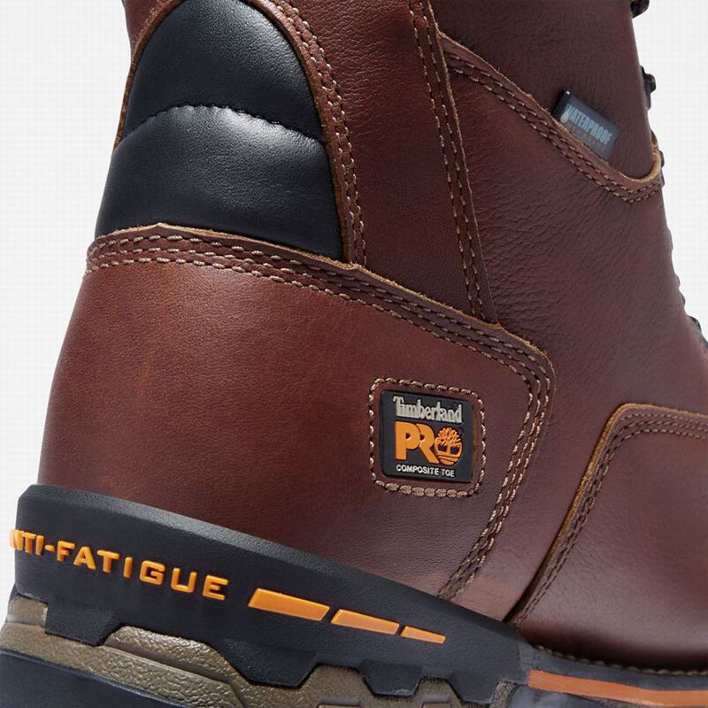 Timberland PRO Boondock 8-Inch Waterproof Insulated Comp-Toe Radne Čizme Smeđe | 14567680