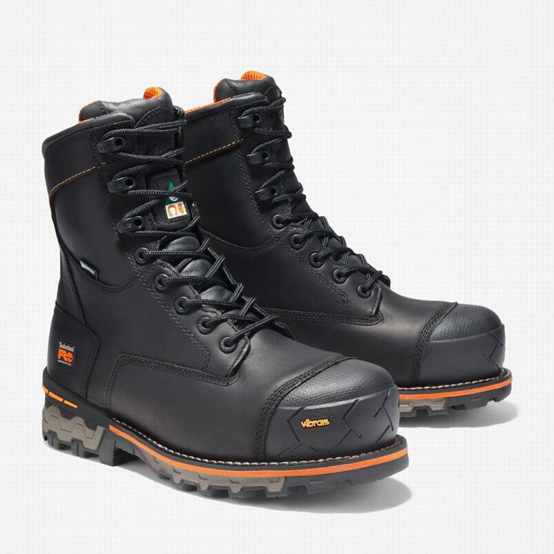 Timberland PRO Boondock 8-Inch Waterproof Insulated Comp-Toe Radne Čizme Crne | 71148957