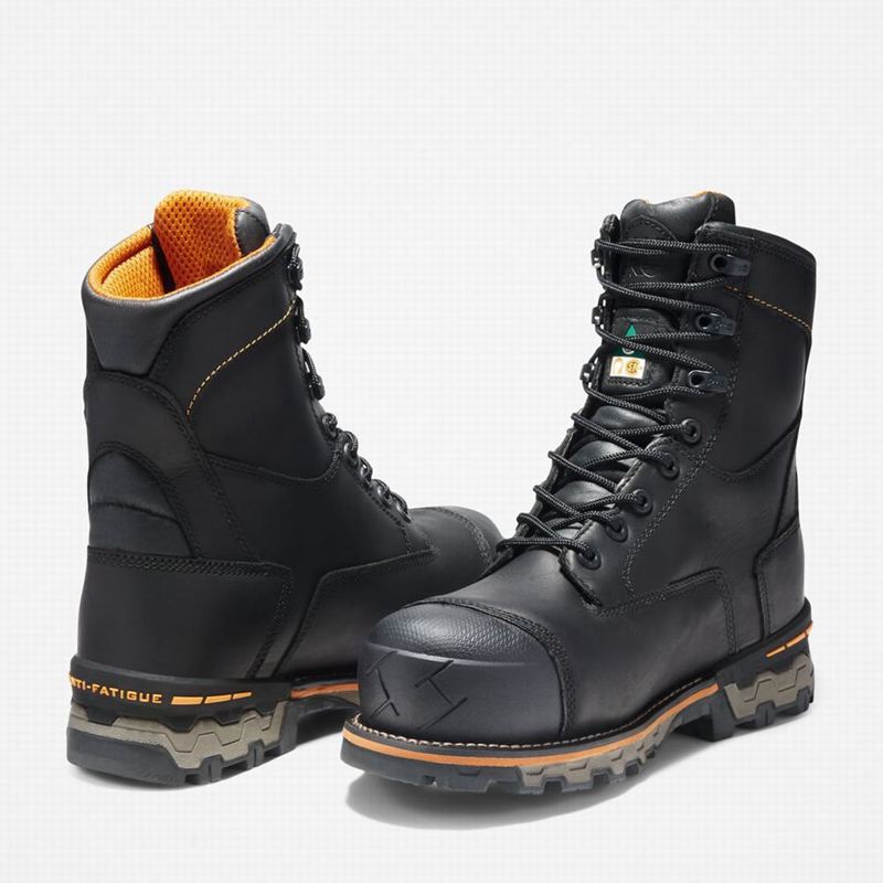 Timberland PRO Boondock 8-Inch Waterproof Insulated Comp-Toe Radne Čizme Crne | 71148957