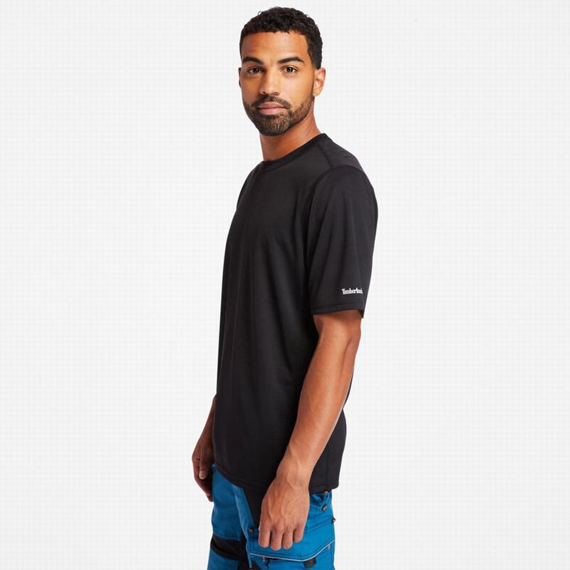 Timberland PRO Cotton Core Logo Majice Crne | 89716052