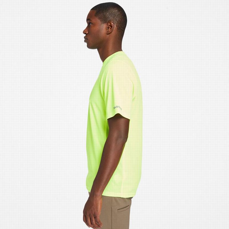 Timberland PRO Cotton Core Logo Majice Žute | 71506206