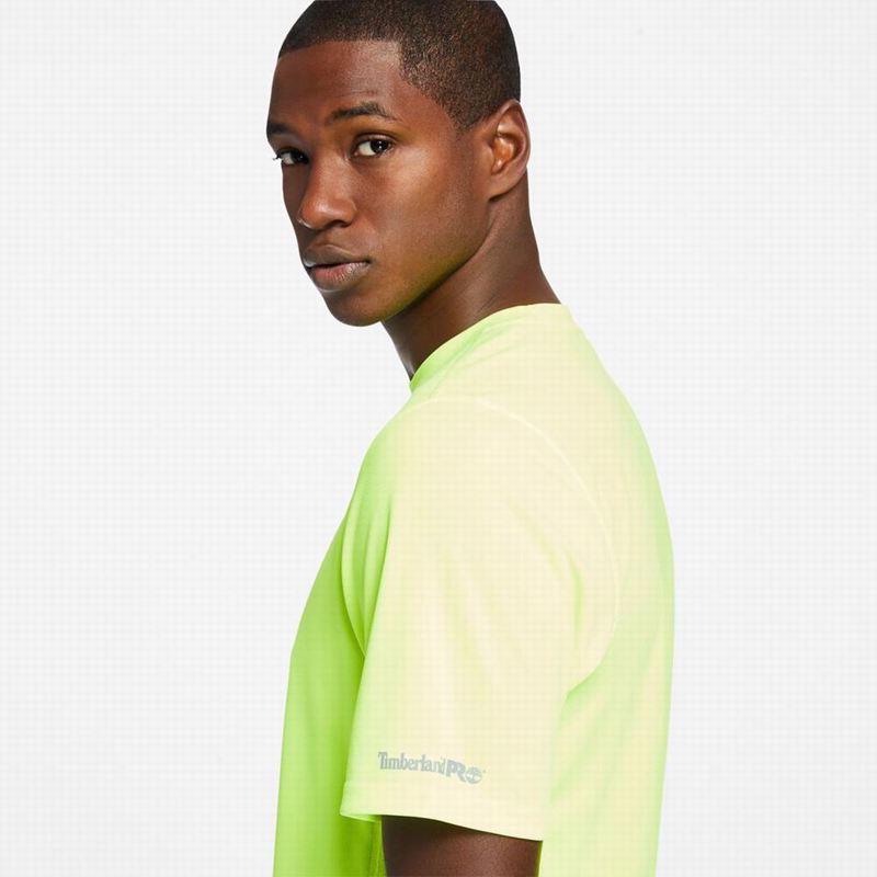 Timberland PRO Cotton Core Logo Majice Žute | 71506206
