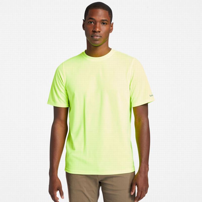Timberland PRO Cotton Core Logo Majice Žute | 71506206